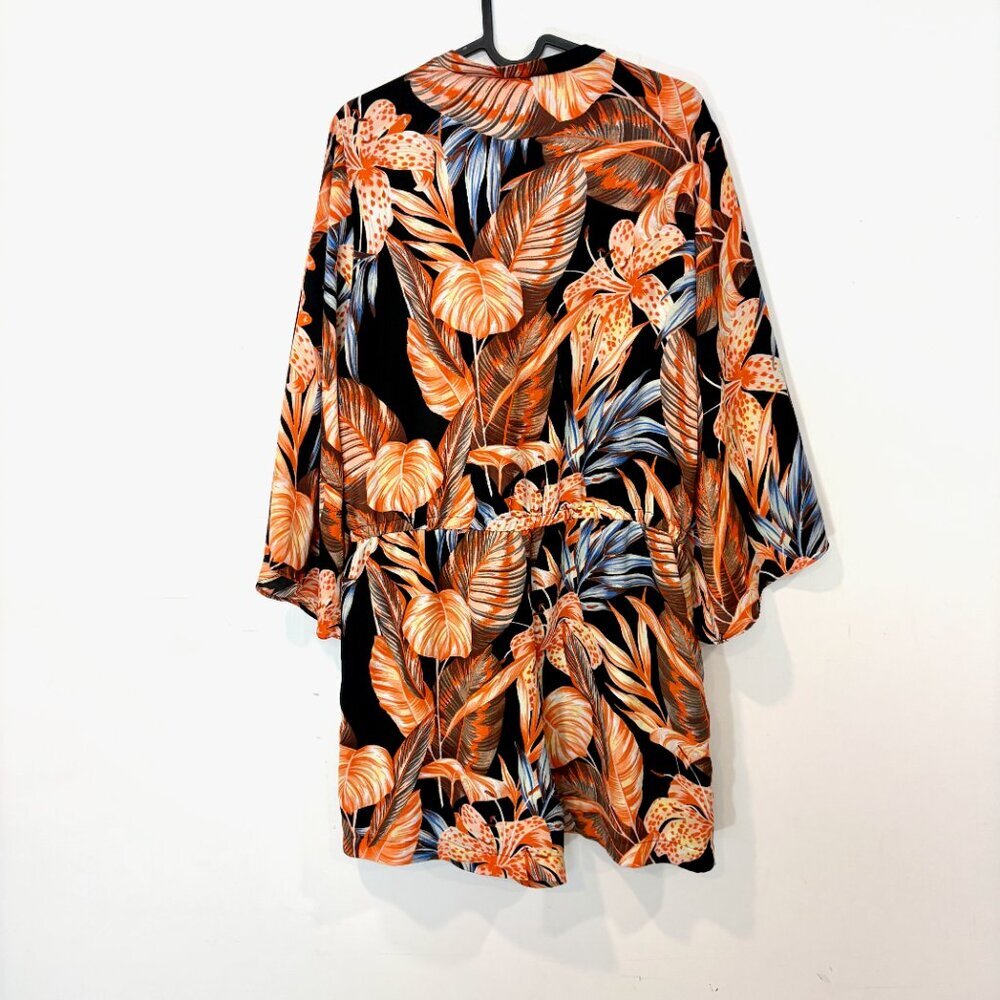 Jennifer Lopez FLoral print Romper sz M - Picture 2 of 6